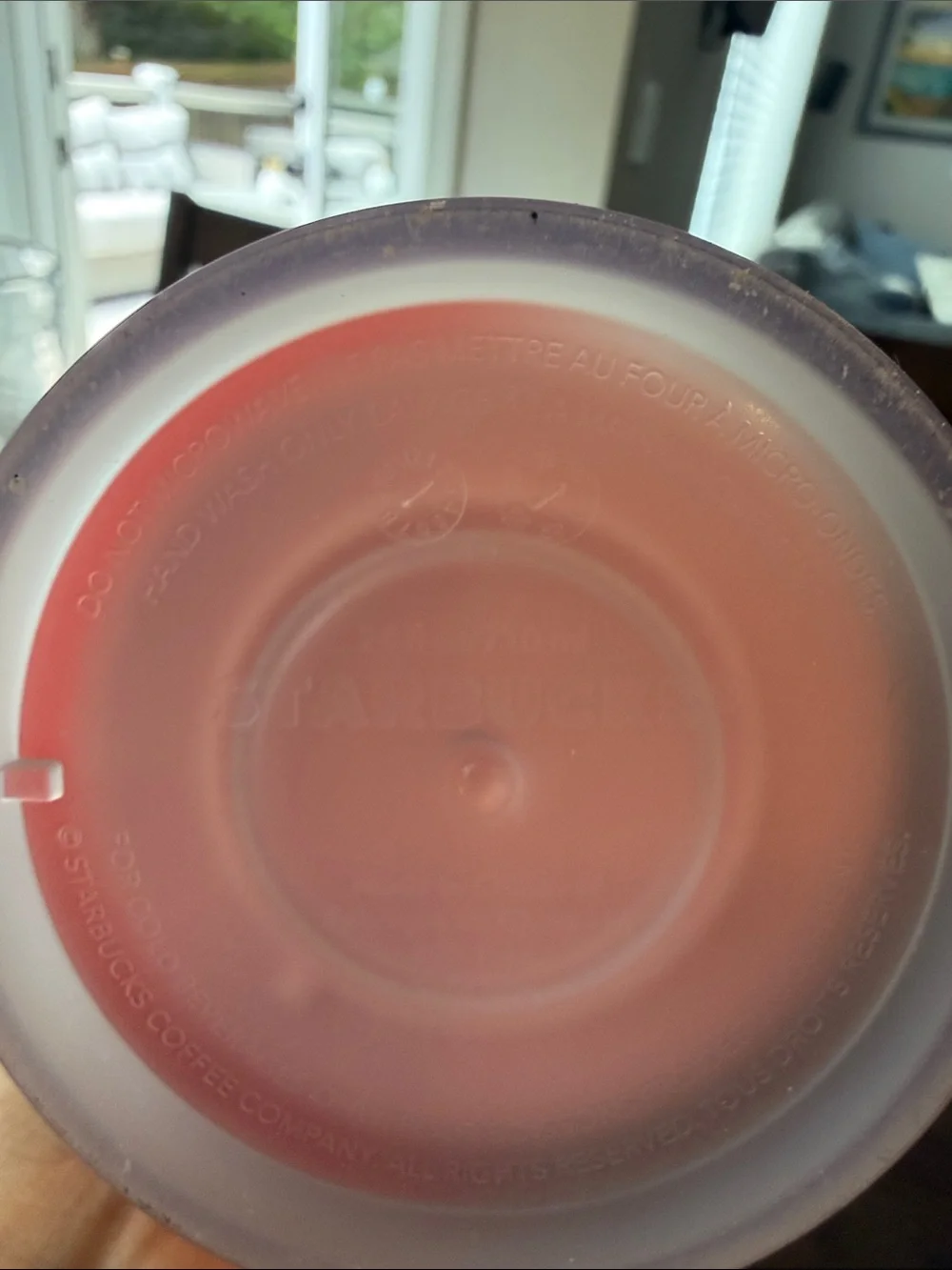 Starbucks Pink Reusable Cup with Straw